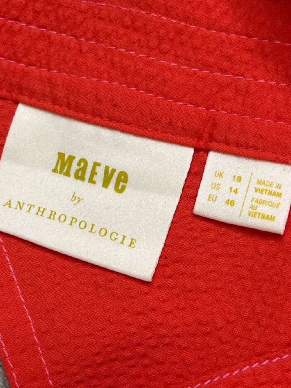 Anthropologie Maeve Alessandra Square Neck Cross-Back Zip Midi Dress Pockets 14 - Picture 9 of 16